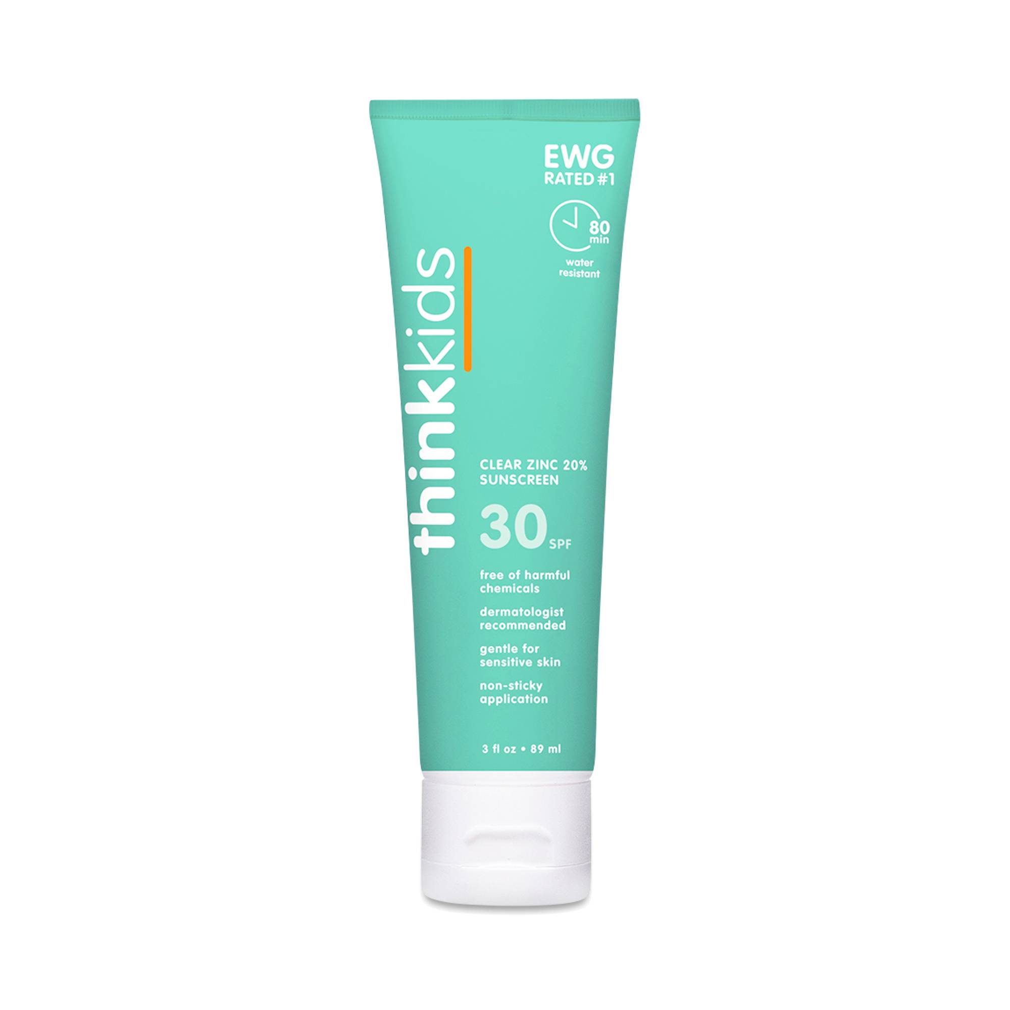Thinksport Kids SPF 30 Clear Zinc Sunscreen