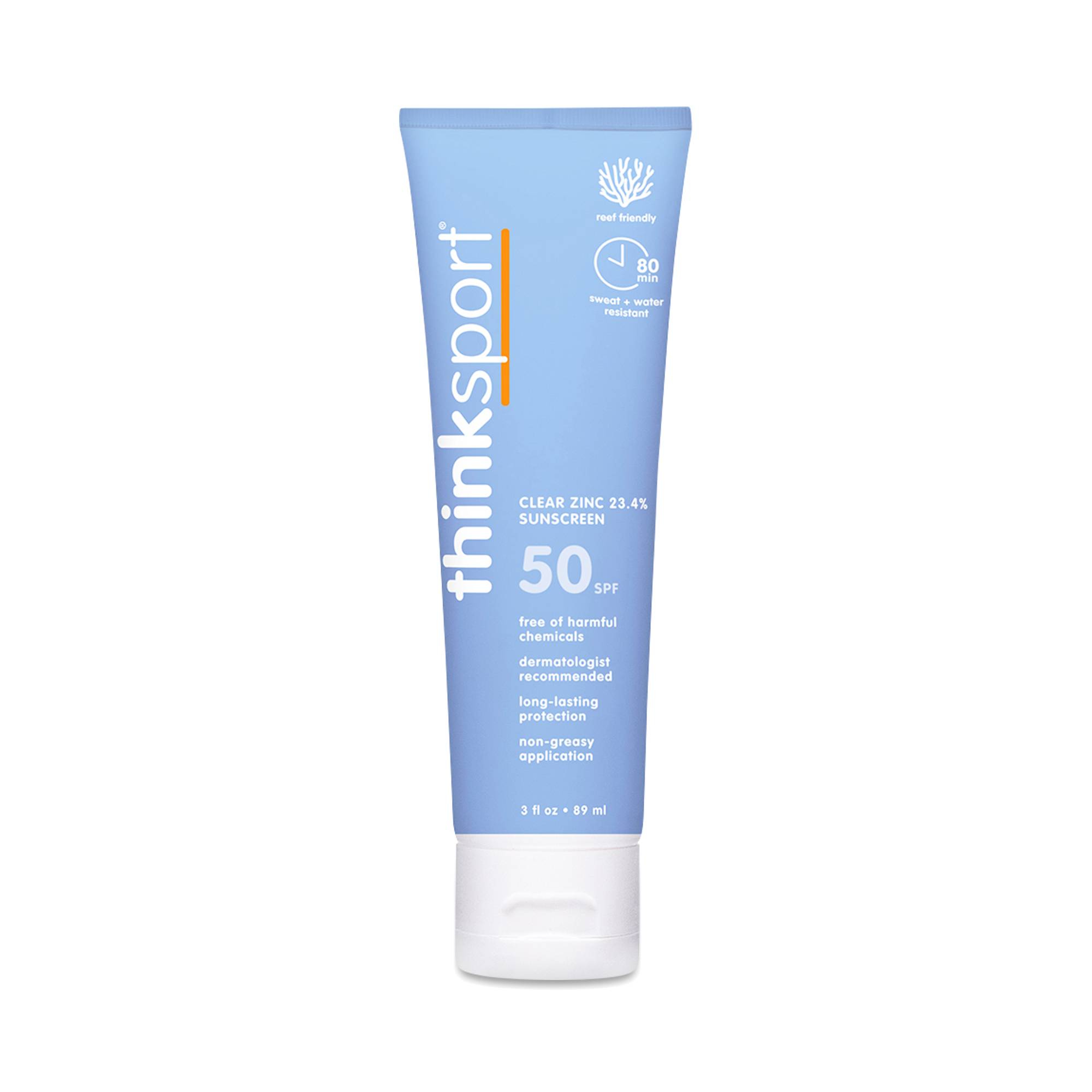 Thinksport SPF 50 Clear Zinc Sunscreen