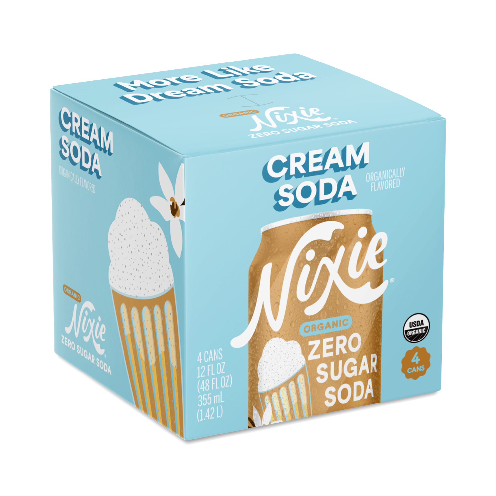 Nixie Organic Zero Sugar Soda, Root Beer | Thrive Market