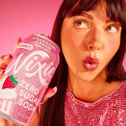 Organic Zero Sugar Soda, Strawberry Cream