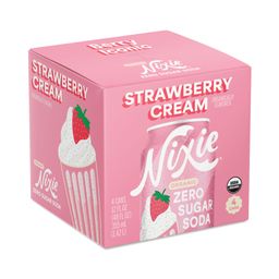 Organic Zero Sugar Soda, Strawberry Cream