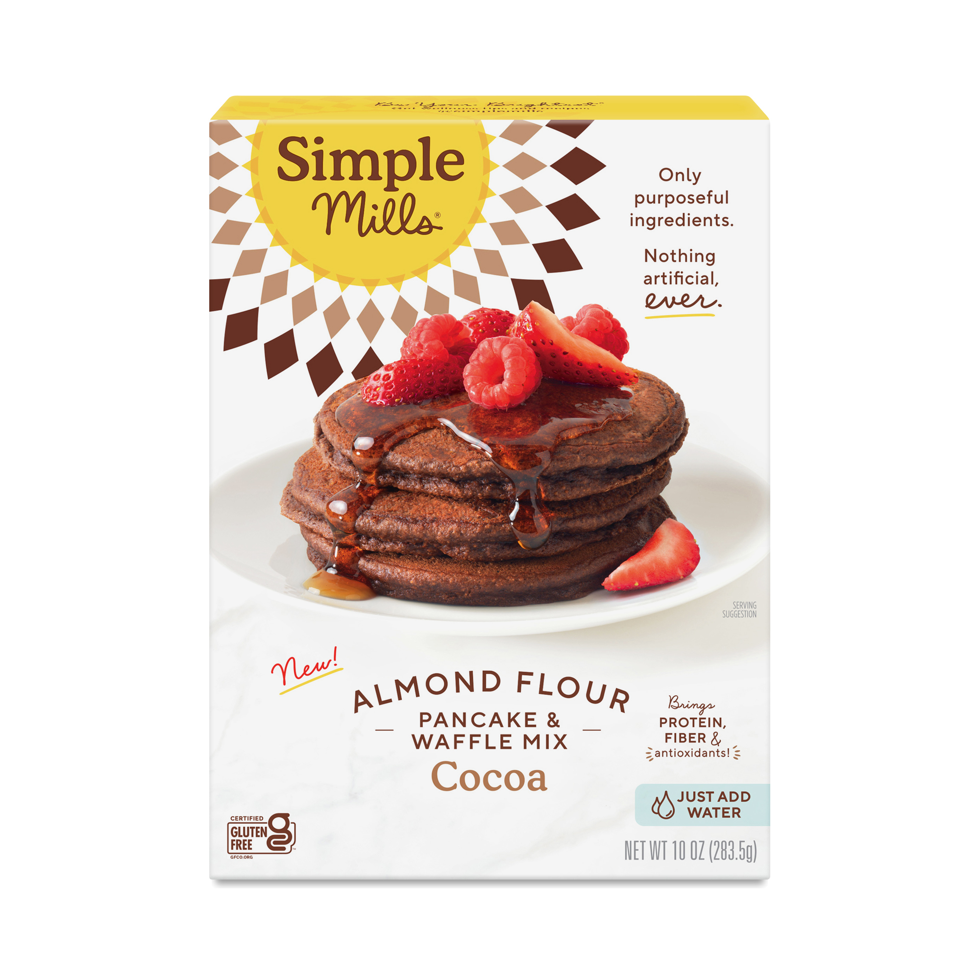 Simple Mills Almond Flour Pancake & Waffle Mix, Cocoa | Thrive Market