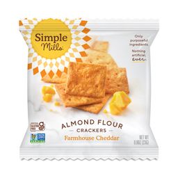 Almond Flour Crackers, Farmhouse Cheddar, Snack Packs