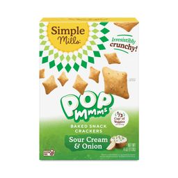 Sour Cream & Onion Pop Mmms Baked Snack Crackers