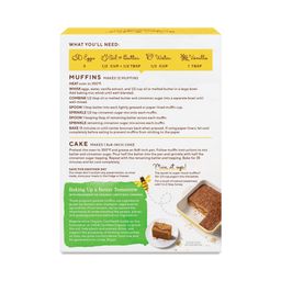 Oat Flour Baking Mix, Cinnamon Swirl Muffin & Cake