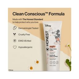 Disney Comfort Face + Body Lotion, Sweet Cream