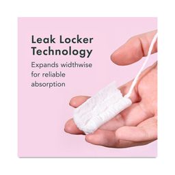 Organic Cotton Tampons, Regular & Super with BPA Free Applicators