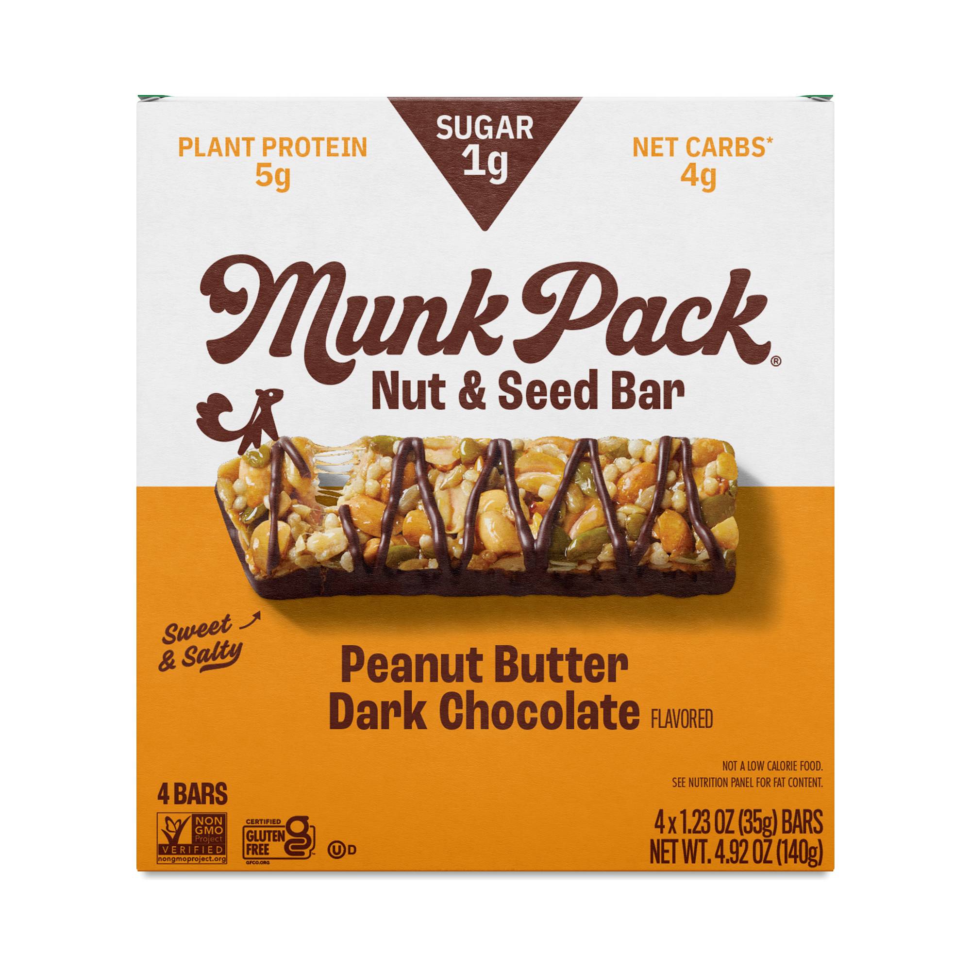 Nut & Seed Bar, Peanut Butter Dark Chocolate