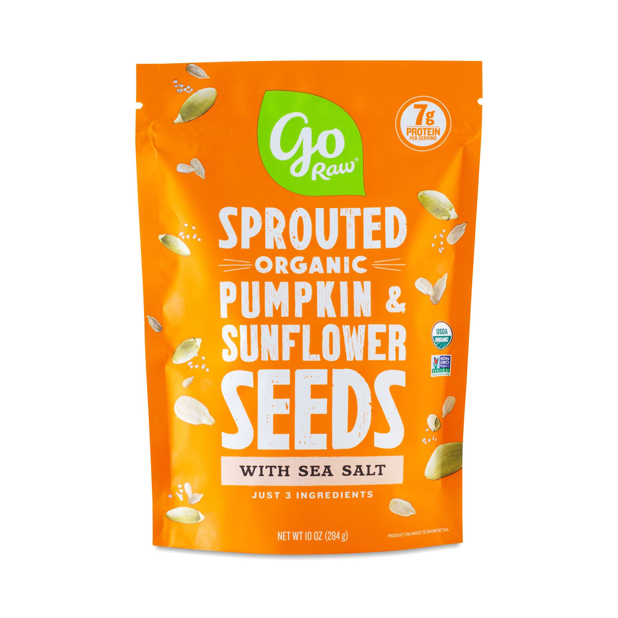 Organic Sprouted Pumpkin & Sunflower Seeds, Sea Salt