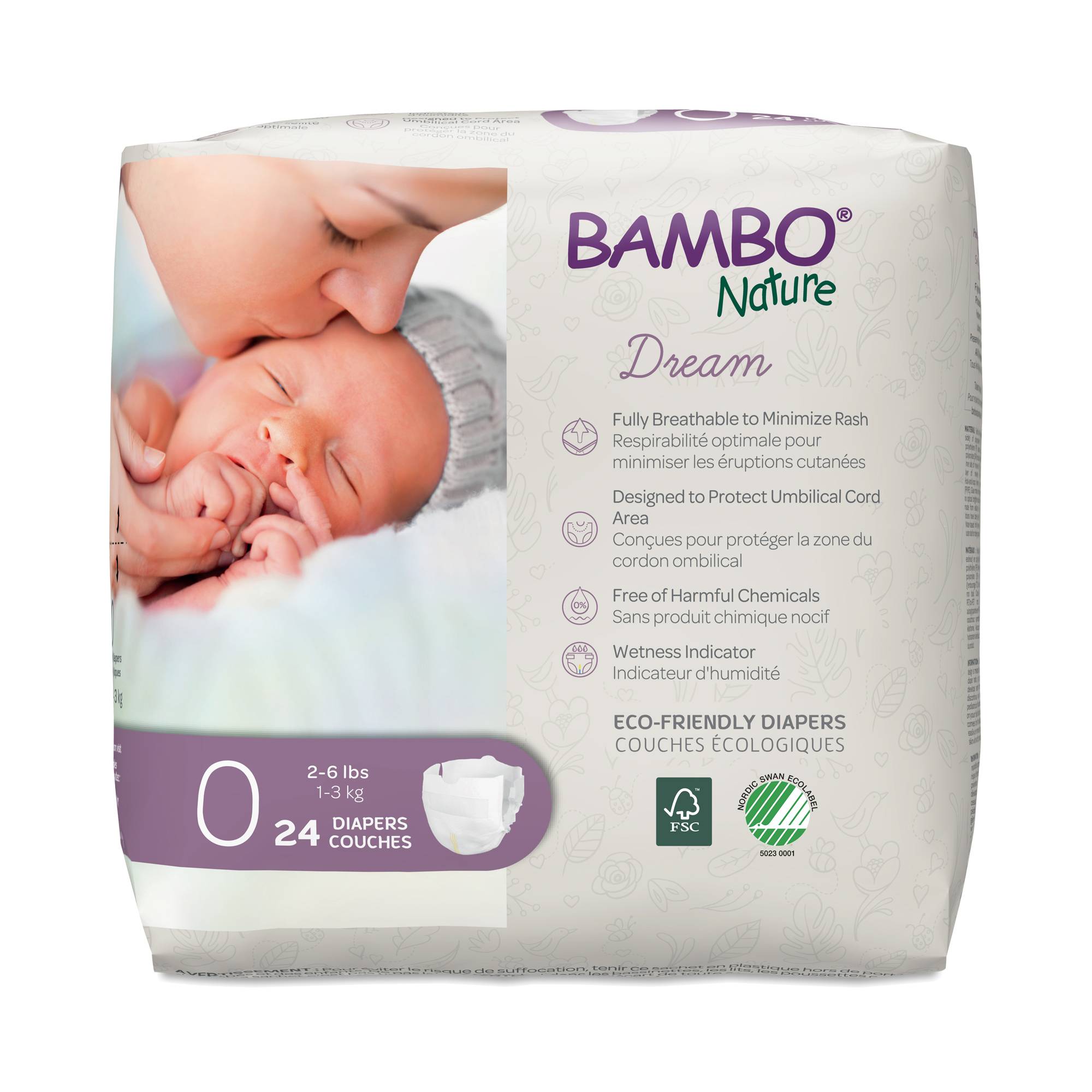 Dream Diapers, Size 0