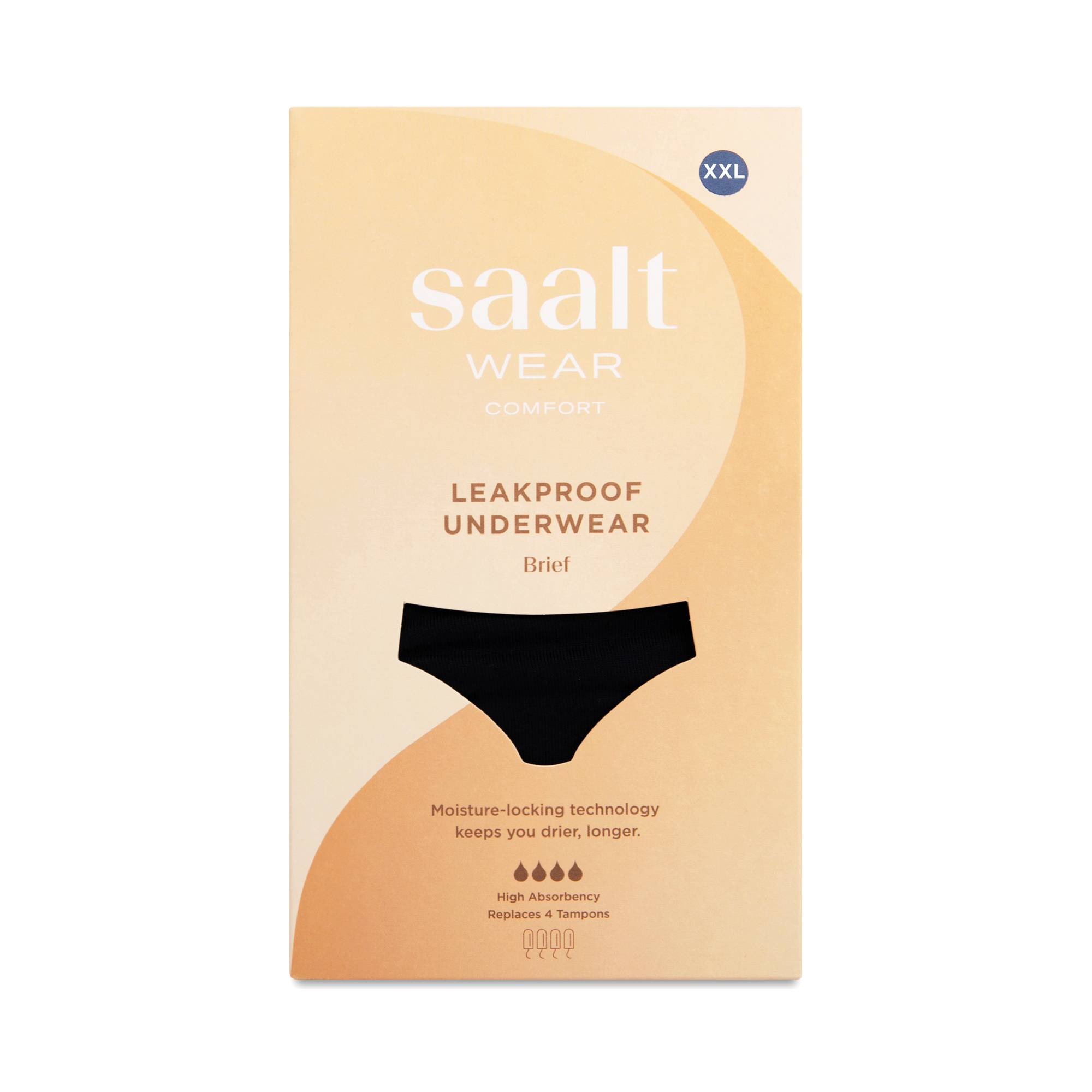 Comfort Brief Period Underwear, XXL