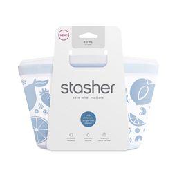 Reusable Silicone 2-Cup Bowl, Clear