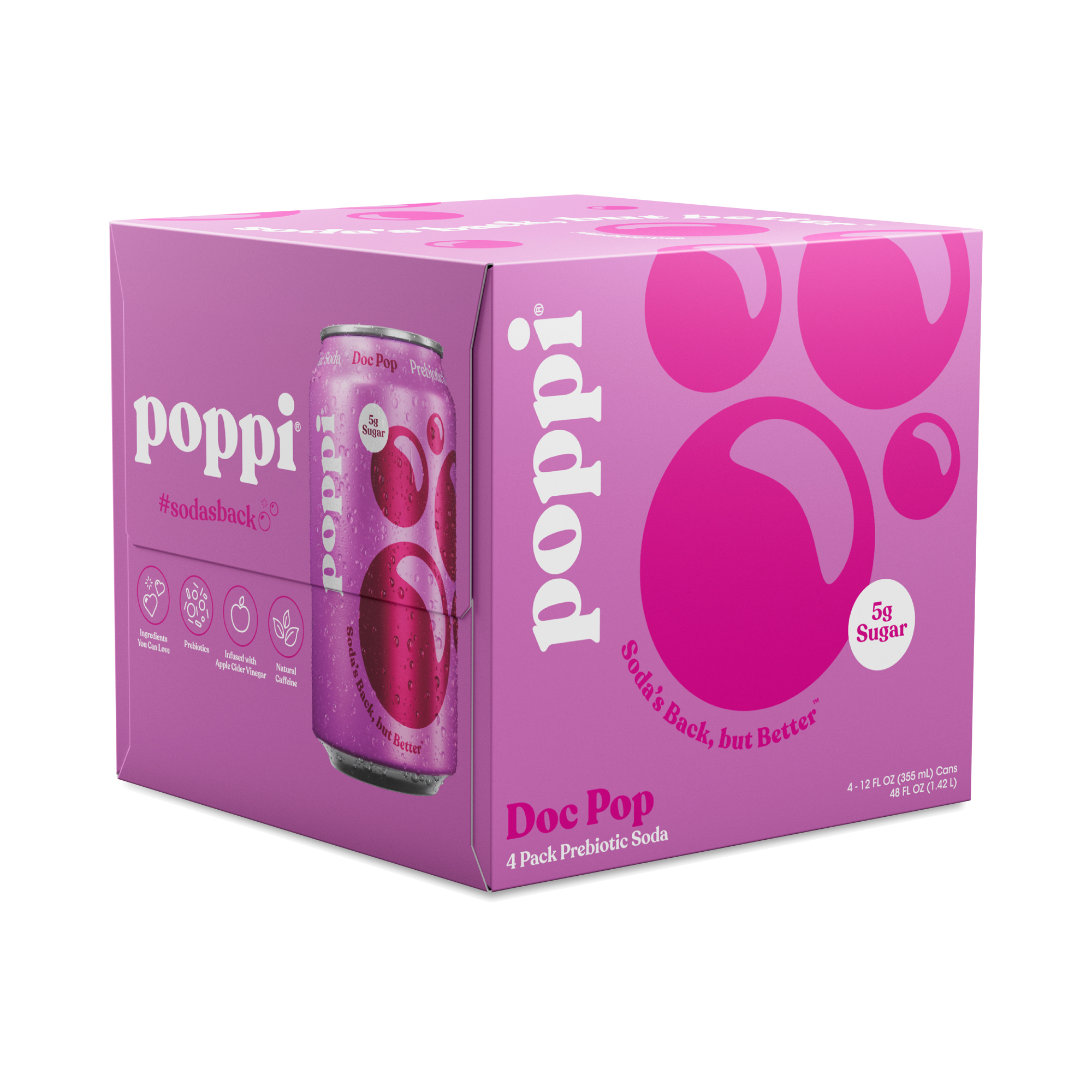 poppi Raspberry Rose, Multipack | Thrive Market
