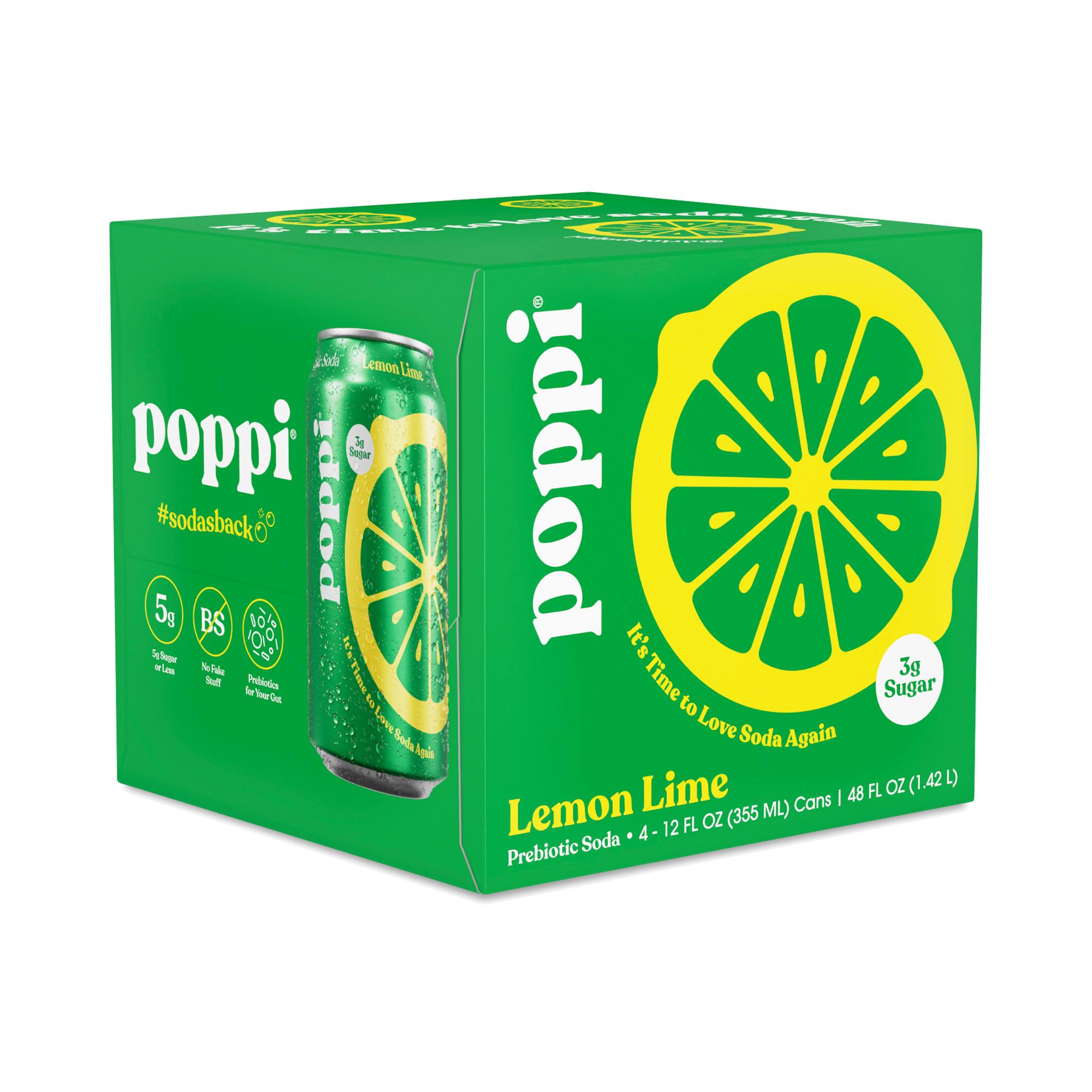 poppi Lemon Lime, Multipack | Thrive Market