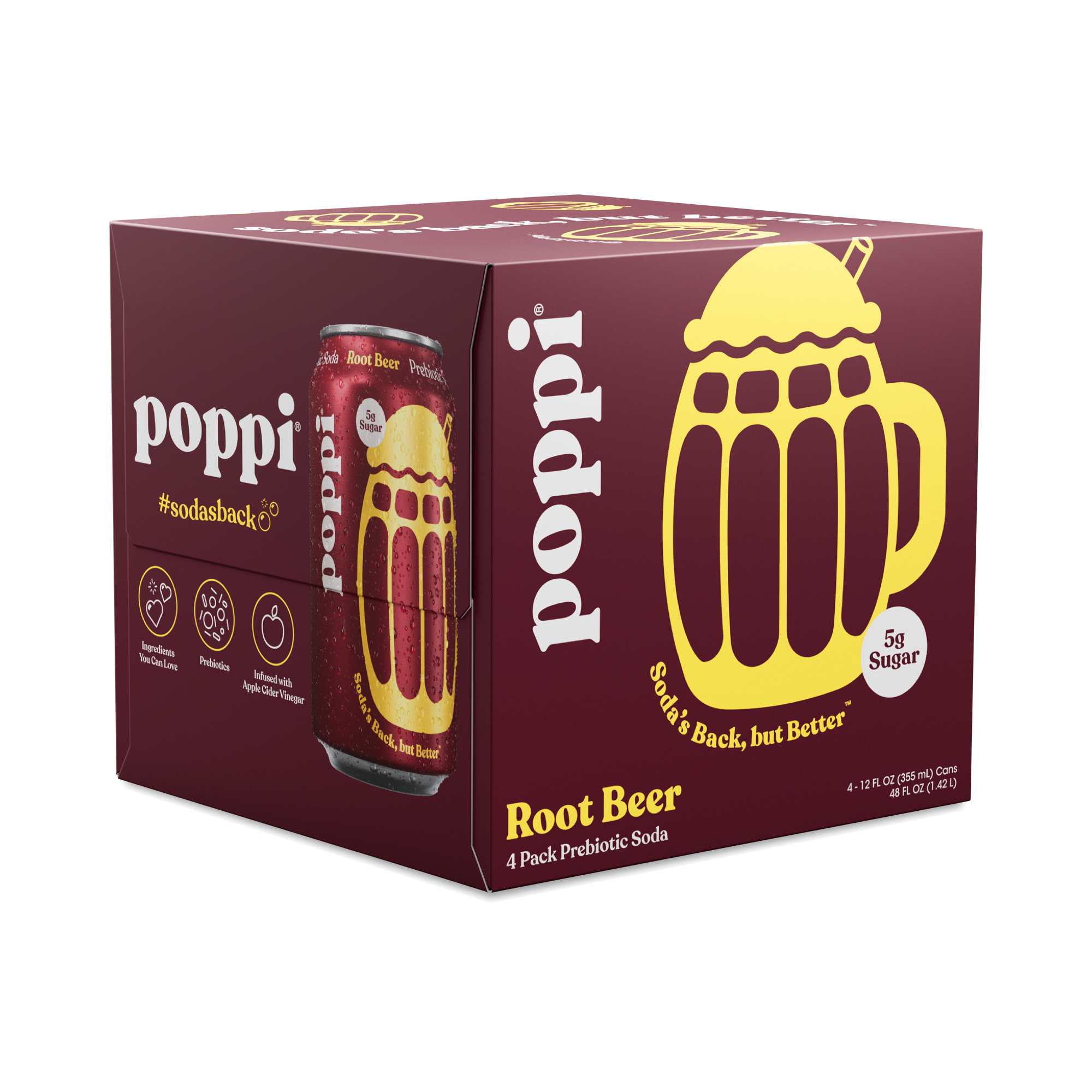 poppi Root Beer, Multipack | Thrive Market