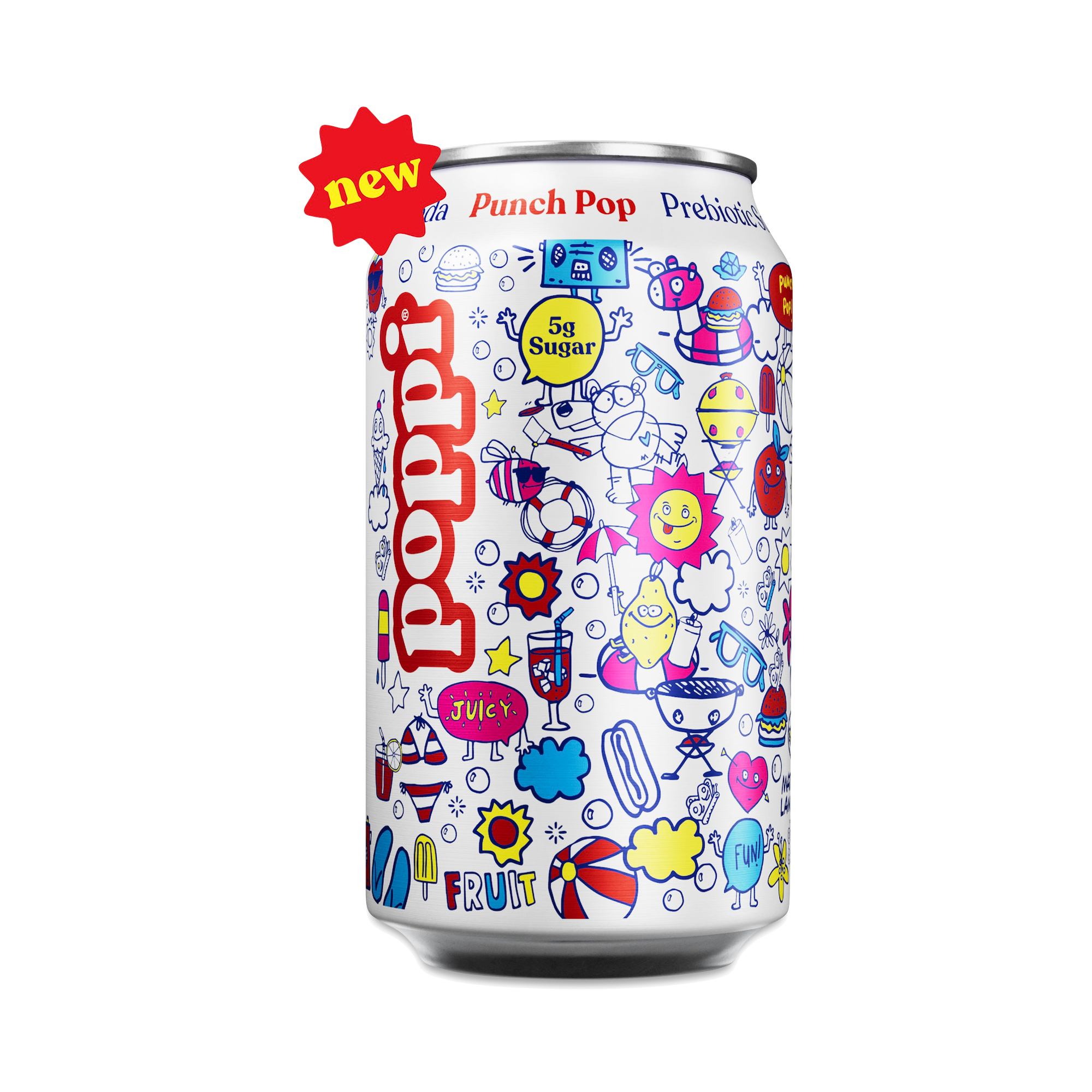 その他 POPPO Poppi Prebiotic Wild Berry 12fz - 12 FZ - jewelosco