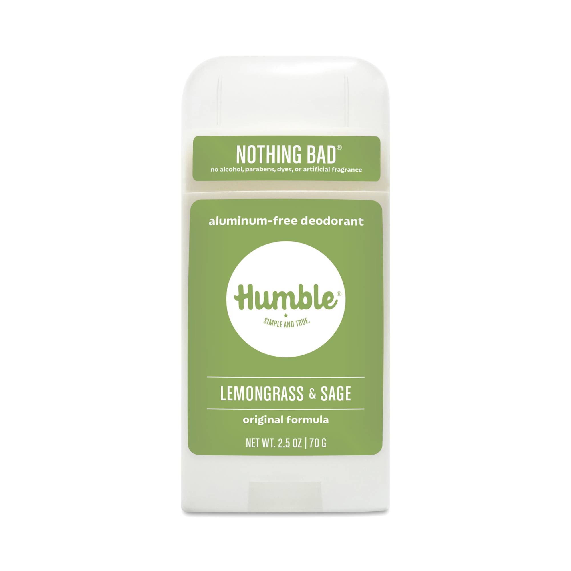 Aluminum Free Deodorant, Lemongrass & Sage