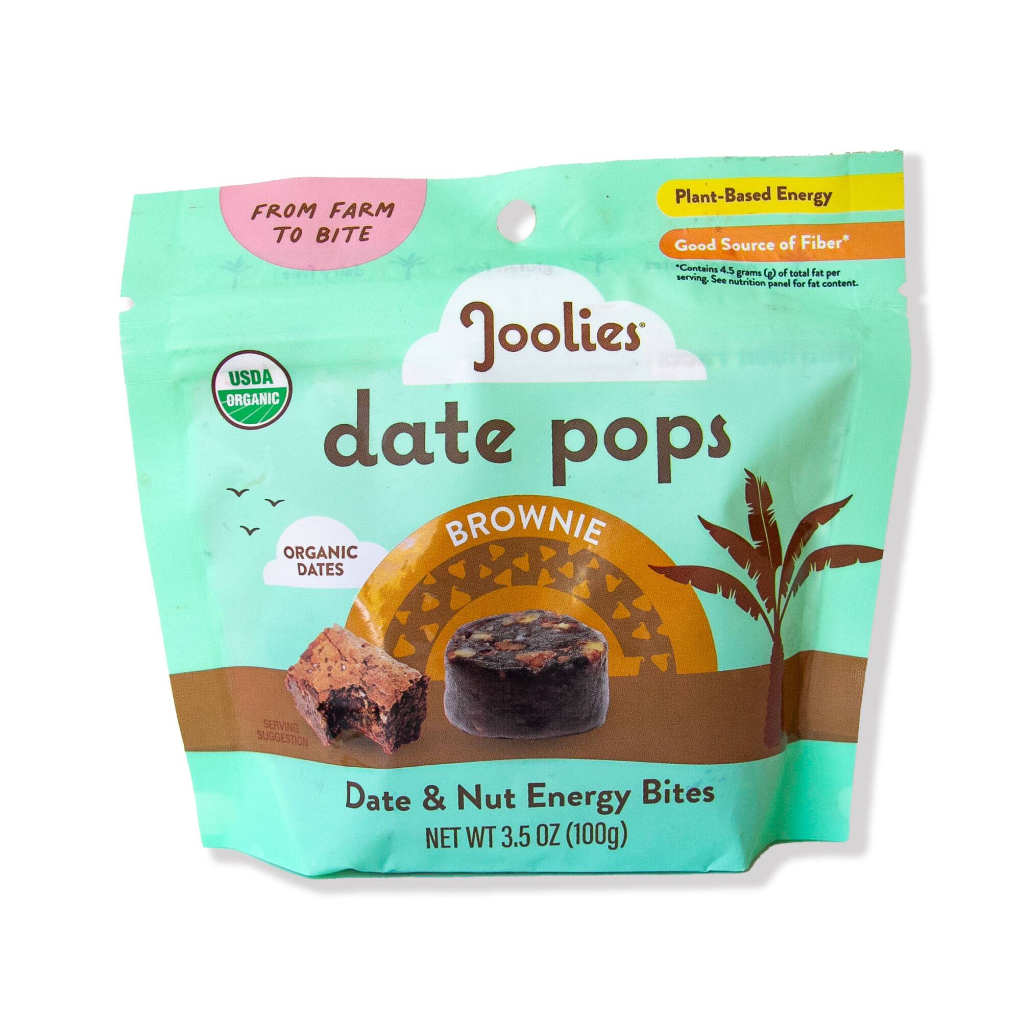 Organic Date Pops, Brownie