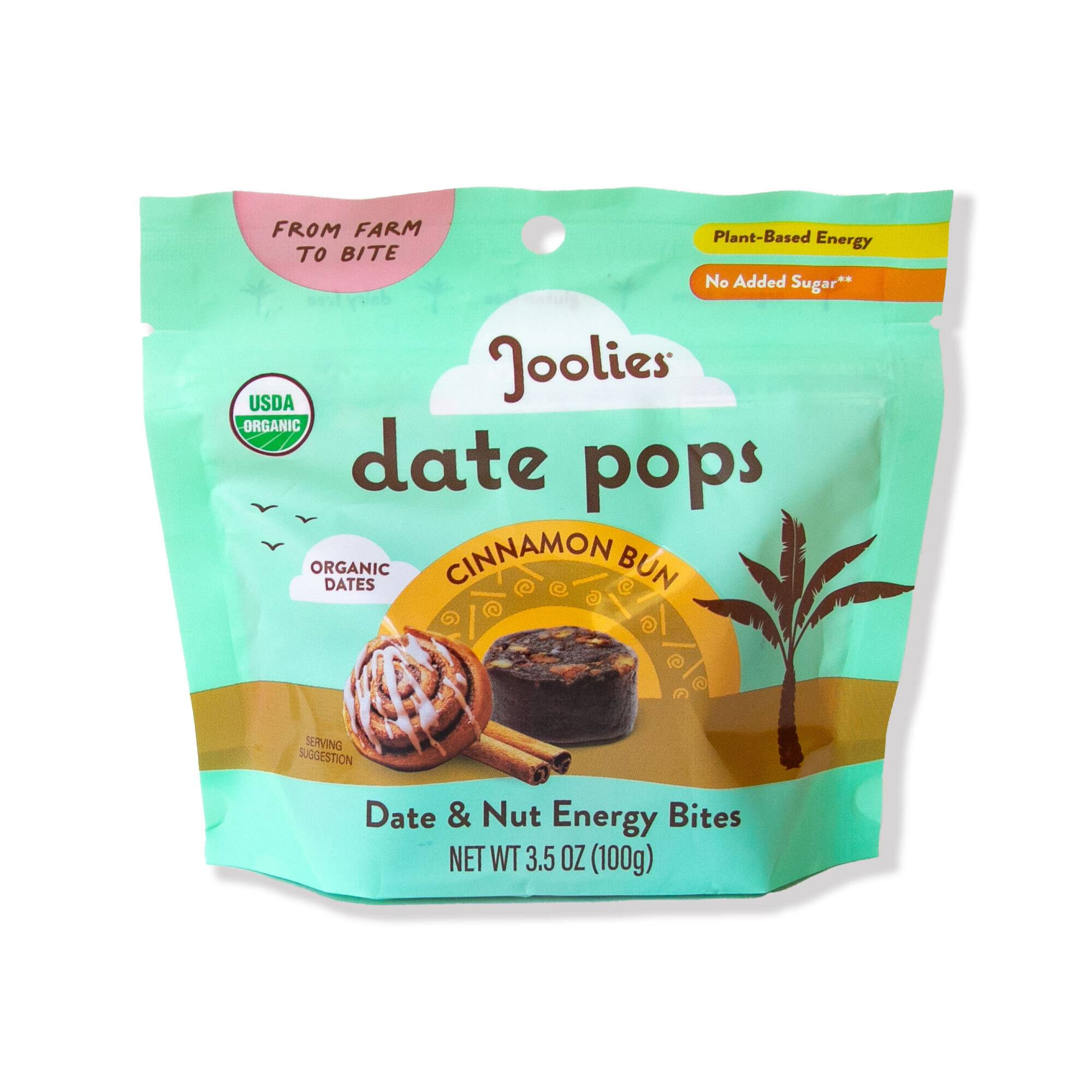 Organic Date Pops, Cinnamon Bun