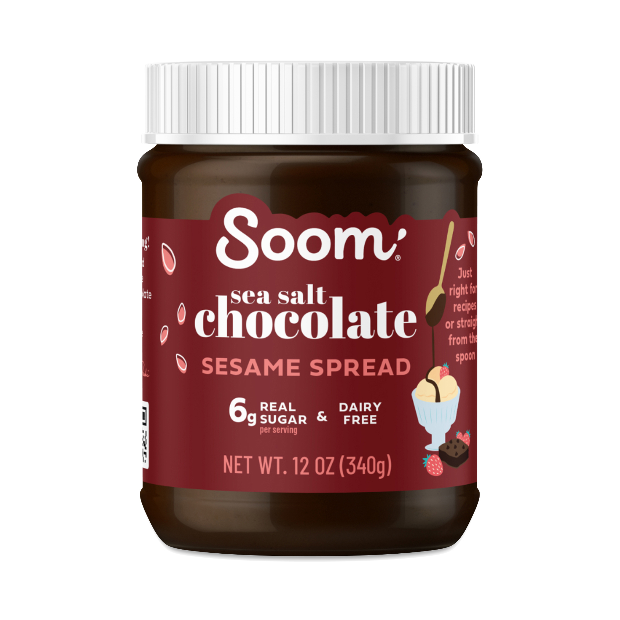Soom Sea Salt Chocolate Sesame Spread | Thrive Market