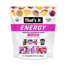 Organic Mini Energy Bars, Tropical Passion Blends