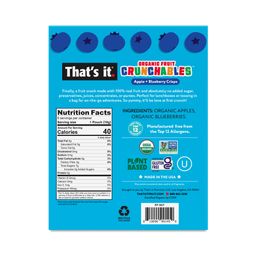 Fruit Crunchables, Apple & Blueberry Crisps