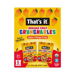 Fruit Crunchables, Apple & Mango Crisps