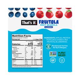 Fruitola Fruit Granola, Blueberry