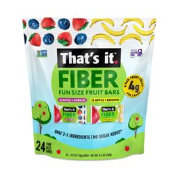 Fiber Fun Size Fruit Bars, Apple, Berries & Banana