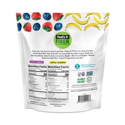 Fiber Fun Size Fruit Bars, Apple, Berries & Banana