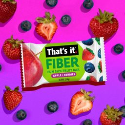 Fiber Fun Size Fruit Bars, Apple, Berries & Banana