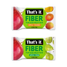 Fiber Fun Size Fruit Bars, Apple, Mango & Pear