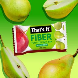 Fiber Fun Size Fruit Bars, Apple, Mango & Pear