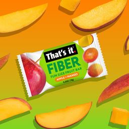 Fiber Fun Size Fruit Bars, Apple, Mango & Pear