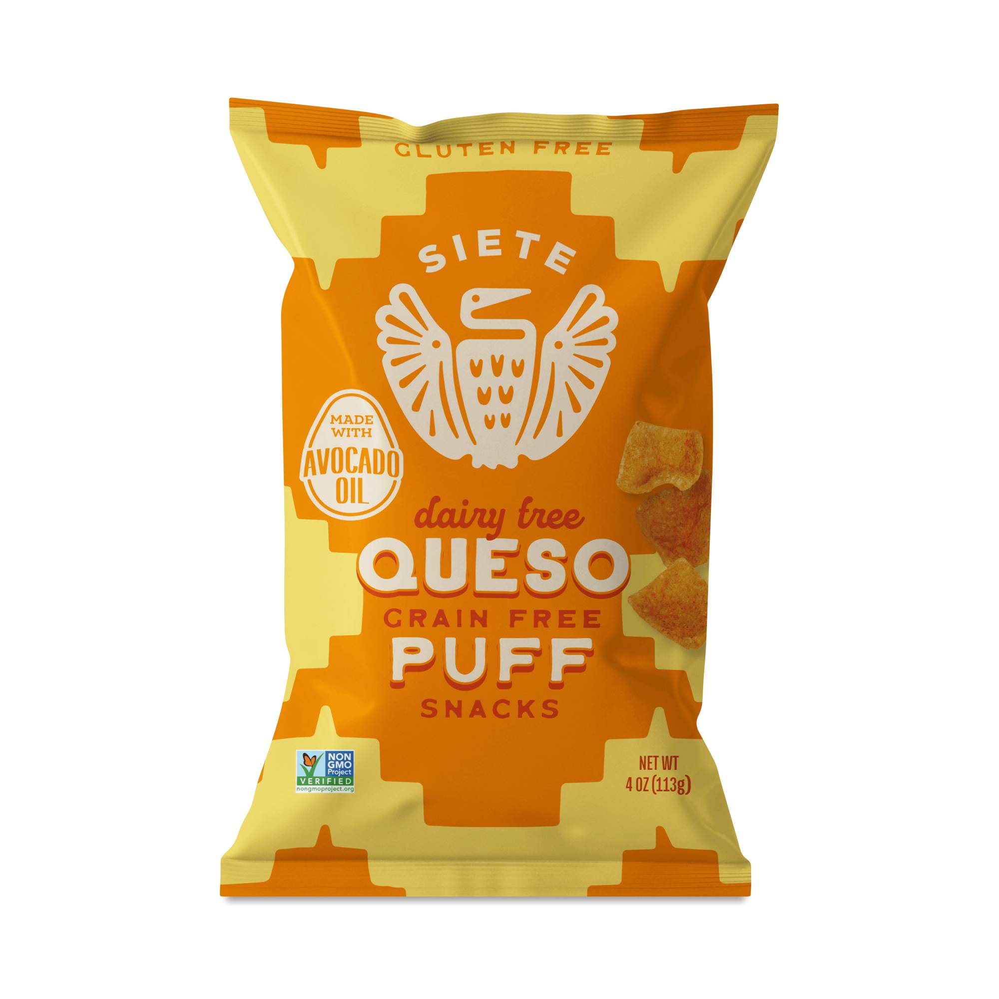 Grain Free Puff Snacks, Queso