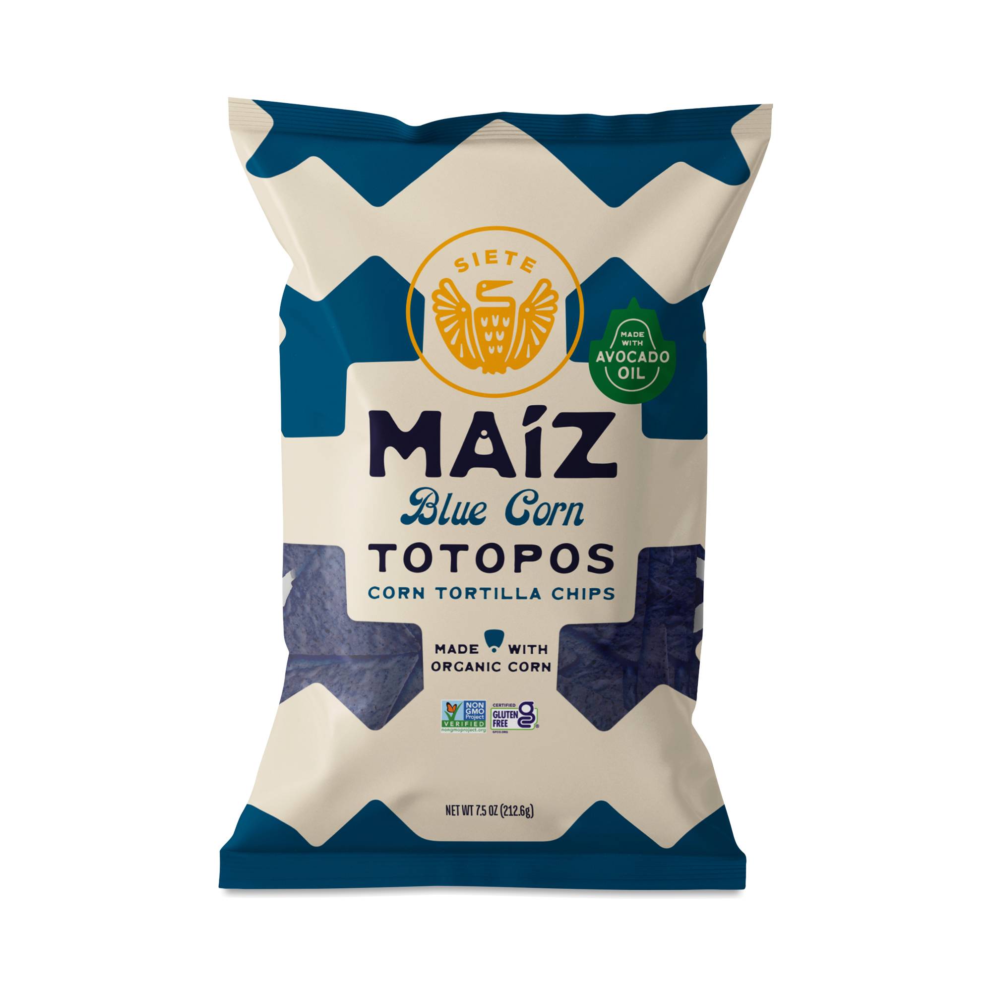 Maíz Totopos Corn Tortilla Chips, Blue Corn