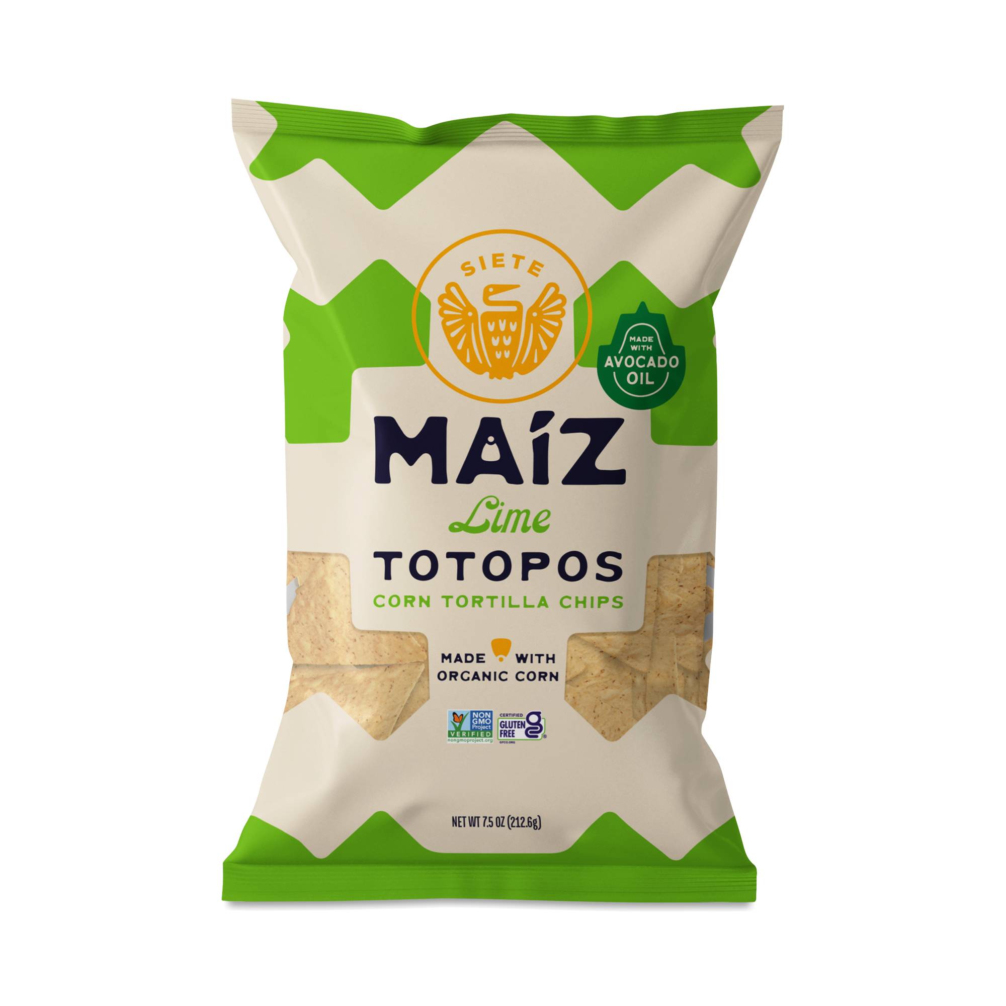 Maíz Totopos Corn Tortilla Chips, Lime