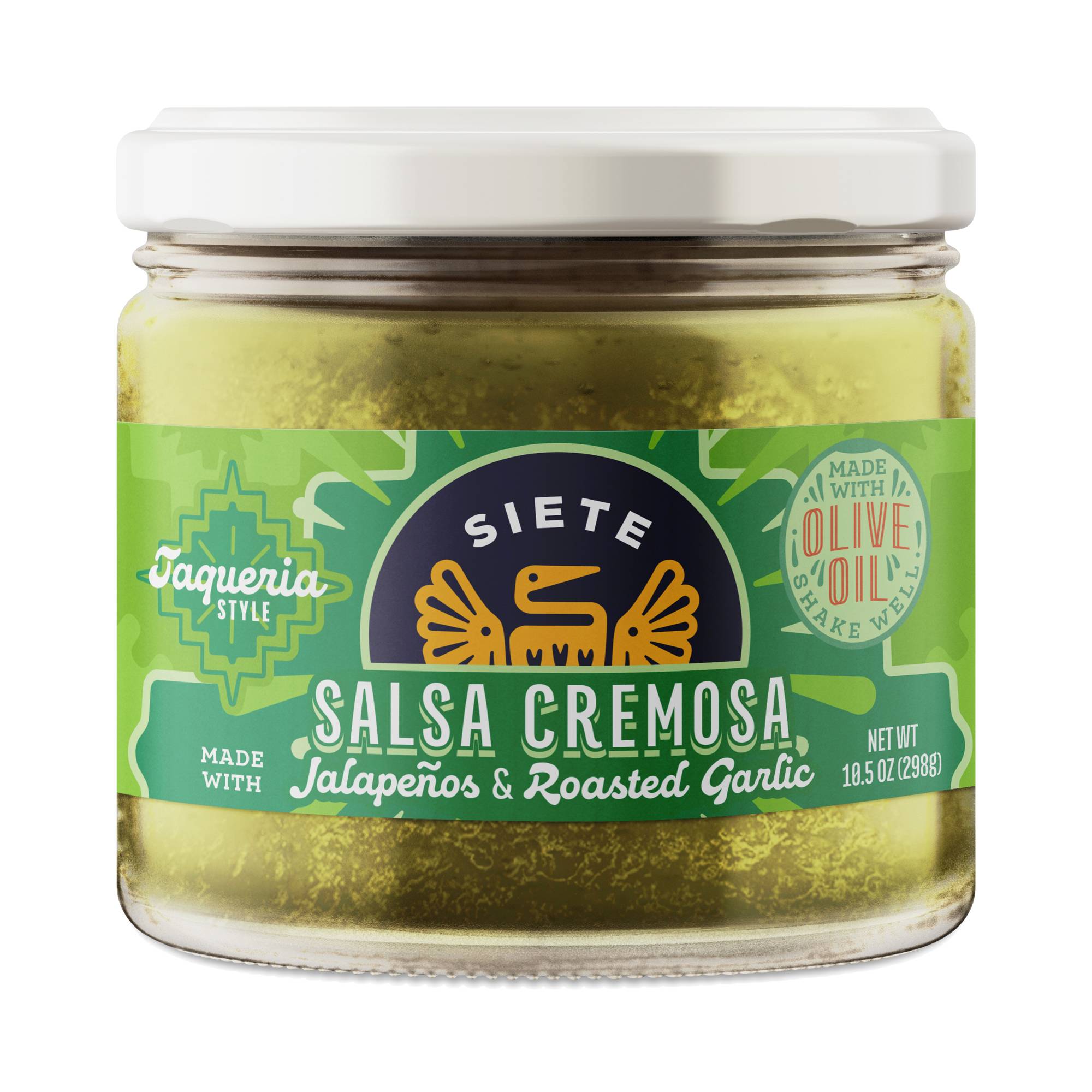 Taqueria Salsa Cremosa, Jalapenos & Roasted Garlic