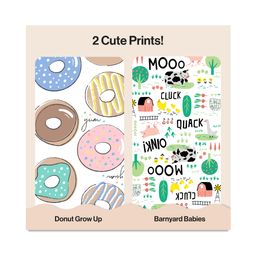 Club Box, Size 3, Barnyard Babies + Donut Grow Up