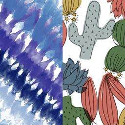 Club Box Diapers, Size 4, Tie-Dye For + Cactus Cuties