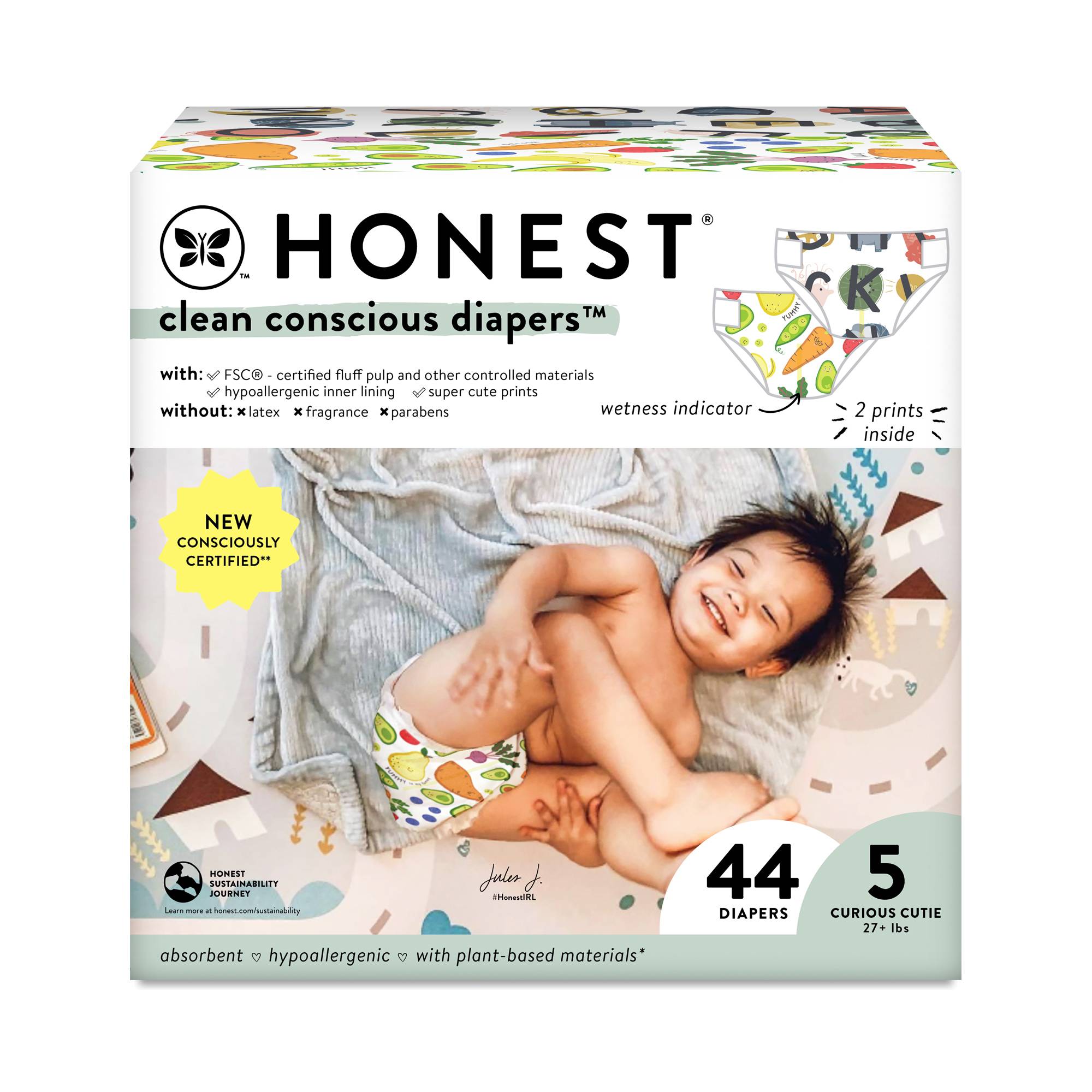 Club Box Diapers, Size 5, So Delish + All the Letters