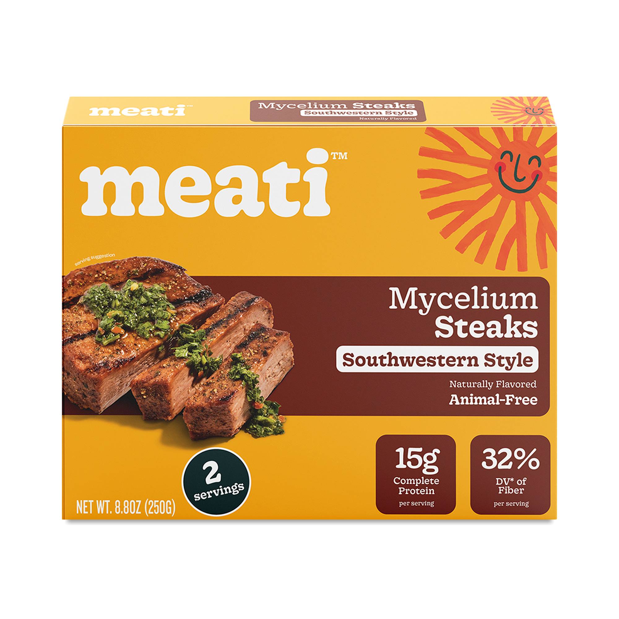 Mycelium Steaks, Southwestern Style