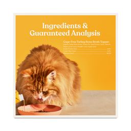 Cage-Free Turkey Bone Broth Topper for Cats