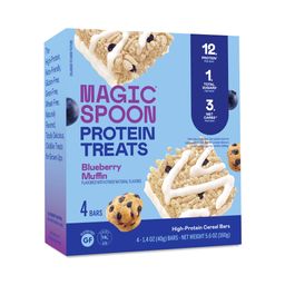 Protein Cereal Bar Treats, Blueberry Muffin