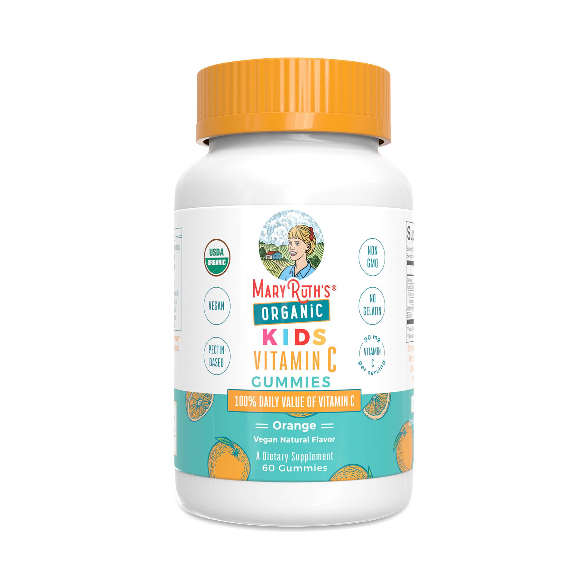 Kid’s Vitamin C Gummies, Orange, 60ct