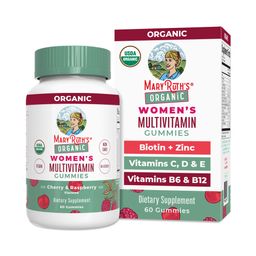 Women's Organic Multivitamin Gummies, Cherry & Raspberry