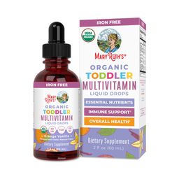 Organic Toddler Multivitamin Liquid Drops, Orange Vanilla