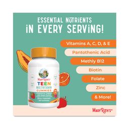 Teen Multivitamin Gummies, Strawberry Papaya & Super Punch