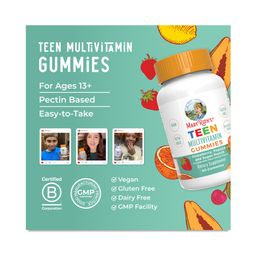 Teen Multivitamin Gummies, Strawberry Papaya & Super Punch