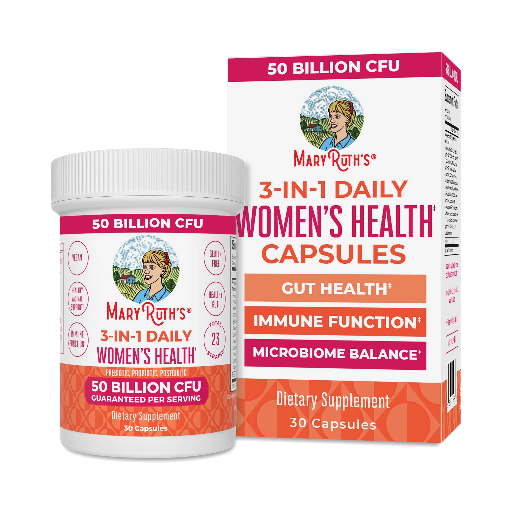 Women's 3-in-1 Daily Probiotic Capsules